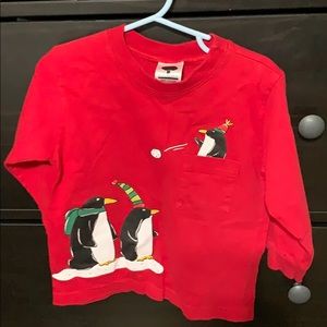 Mulberry bush Penguin Red Long Sleeve shirt.